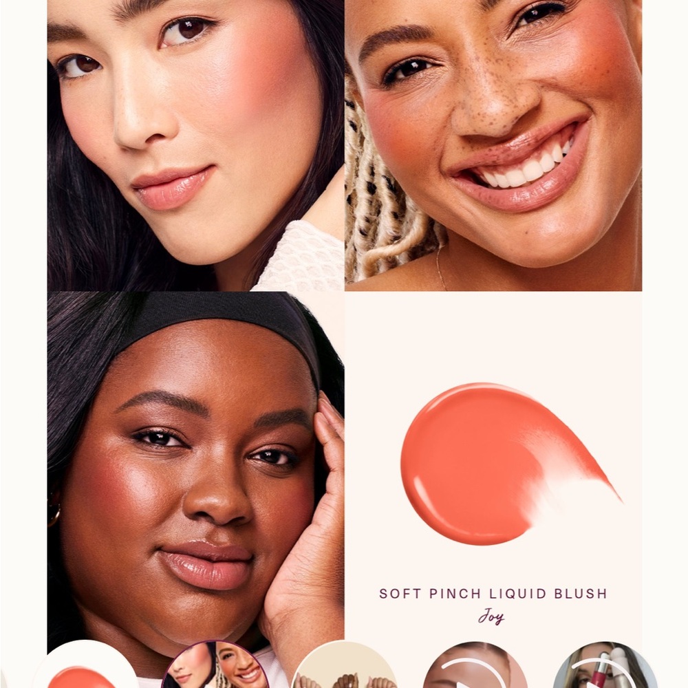 Rare Beauty Coral Liquid Blush - Picture 2 of 5